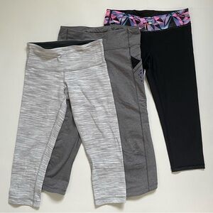 Ivivva and Lululemon Cropped Leggings